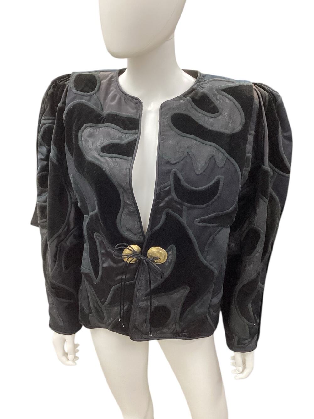 VTG La Coleccion Judith Roberts Art Wear Jacket Women SZ M Collectible Gorgeous!